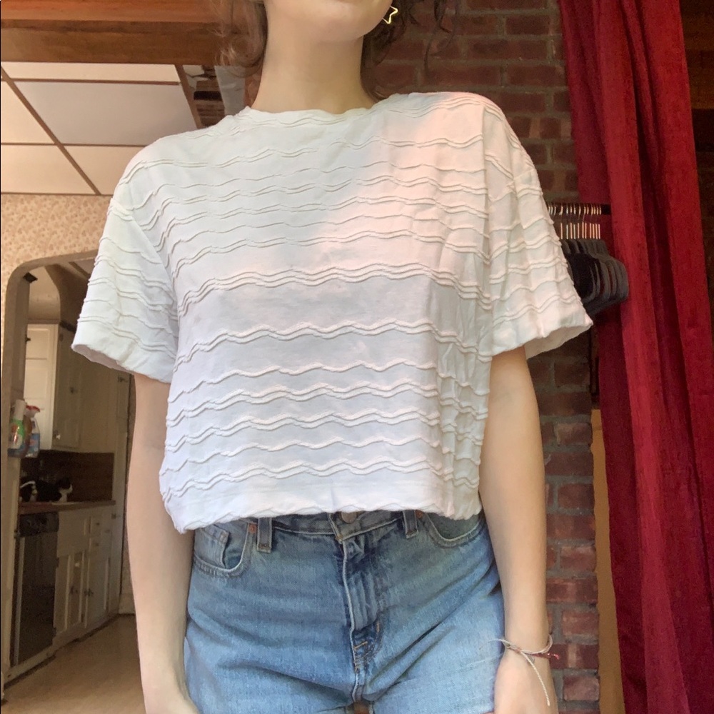 Madewell White Crop Top!